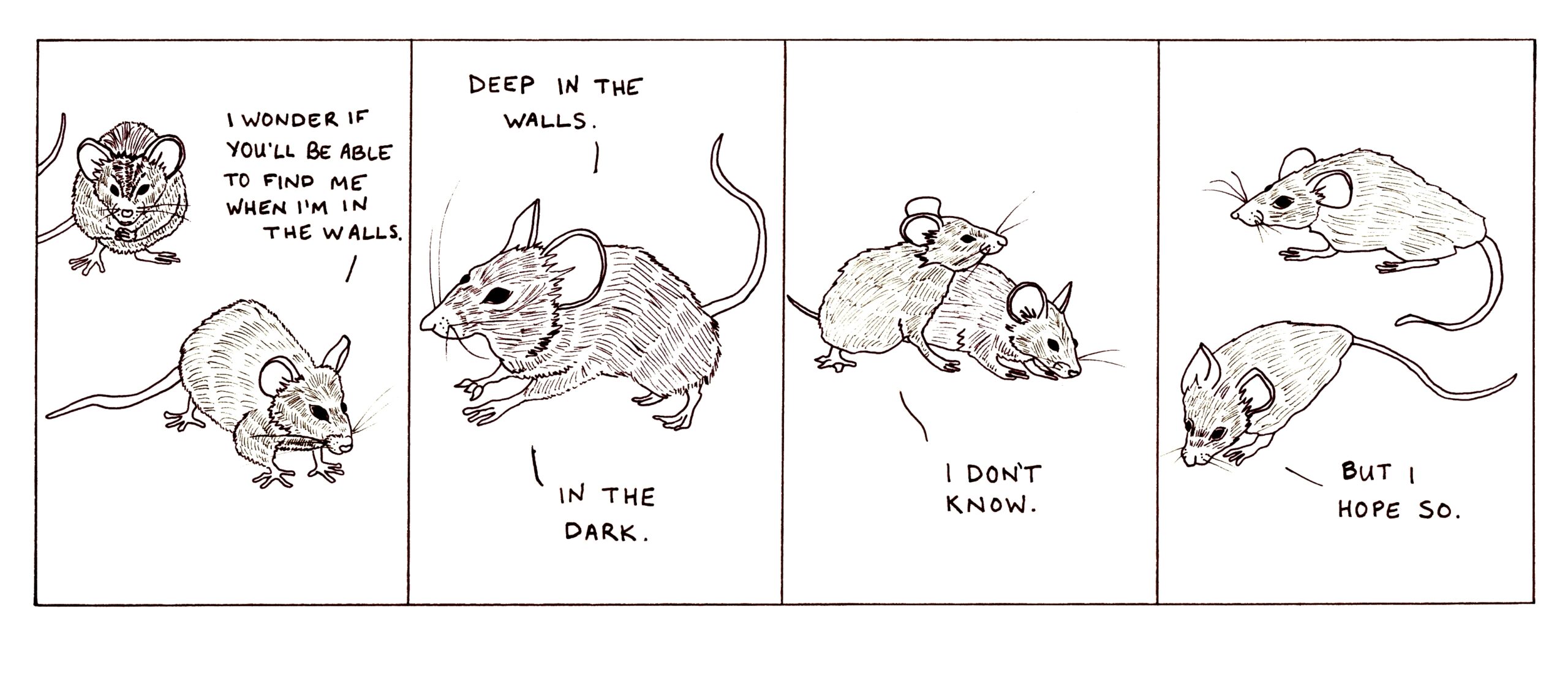 Sad mouse comics