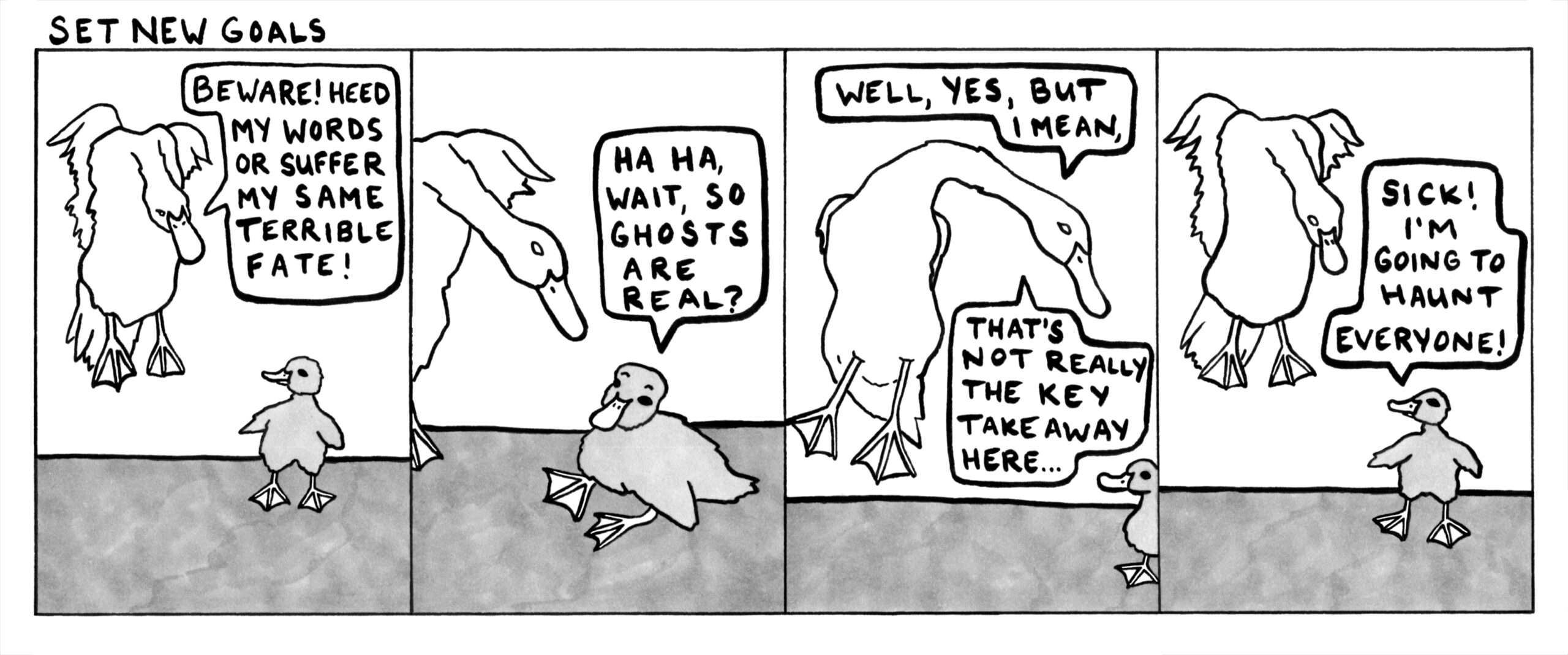 Being a ghost’s not so scary if you’re already haunted
